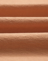 wax london men's Dean - Dusty Orange Textured Organic Cotton T-Shirt