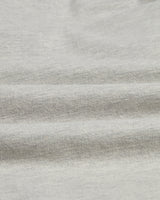 wax london men's Dean - Grey Marl Textured Organic Cotton T-Shirt
