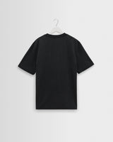 wax london men's Dean - Washed Black Compact Cotton Pocket T-Shirt