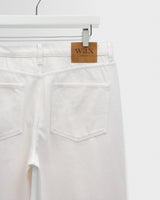 wax london men's Felix - Off White Loose Fit Denim Jeans