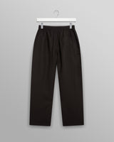 wax london Glencoe - Black Slub Weave Trousers