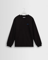 wax london men's Hayden - Black And Blue 90s Doodle Graphic Cotton T-Shirt