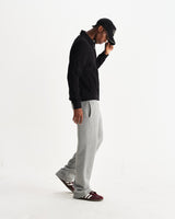 wax london men's Hays - Black Structured Waffle Overshirt