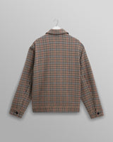 wax london men's Heath - Natural Houndstooth Check Jacket
