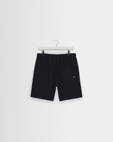 wax london men's Kurt - Navy Organic Cotton Twill Shorts