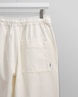 wax london Kurt - Off White Heavyweight Organic Cotton Trousers