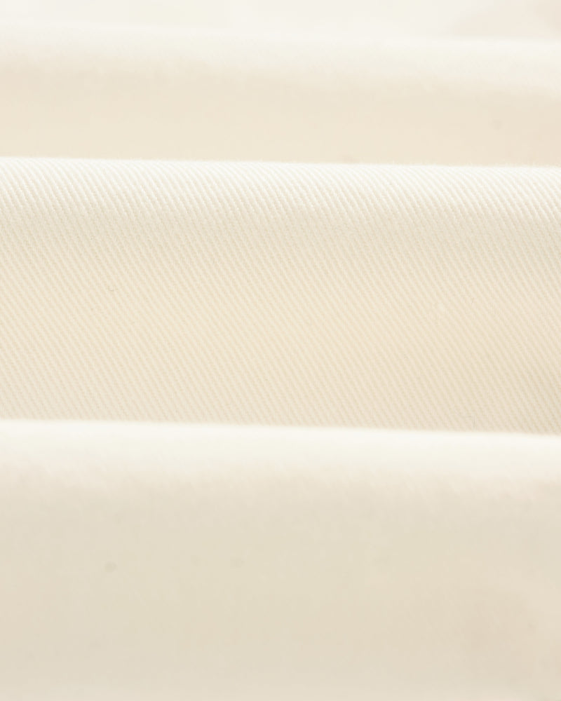 wax london Kurt - Off White Heavyweight Organic Cotton Trousers