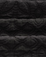 wax london Lomond - Black Petal Quilted Overshirt