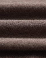 wax london men's Naples - Brown Marl Worsted Wool Knitted Polo