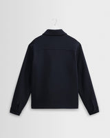 wax london men's Osier - Navy Heavy Twill Jacket