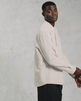 Shelly - Stone Seersucker Corduroy Shirt
