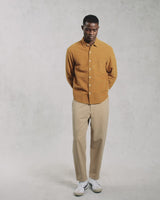 Shelly - Mustard Seersucker Corduroy Shirt