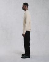 Tristan - Sand Cable Stitch Knitted Shirt