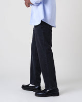 wax london men's Russell - Washed Black Straight Fit Denim Jeans