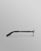 wax london Savona - Silver Metal Rectangular Sunglasses