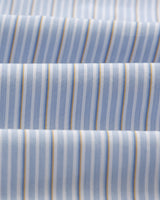 wax london Shelly - Blue Organic Cotton Stripe Shirt