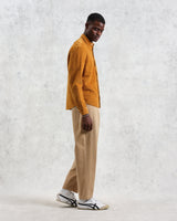 wax london Shelly - Mustard Seersucker Corduroy Shirt