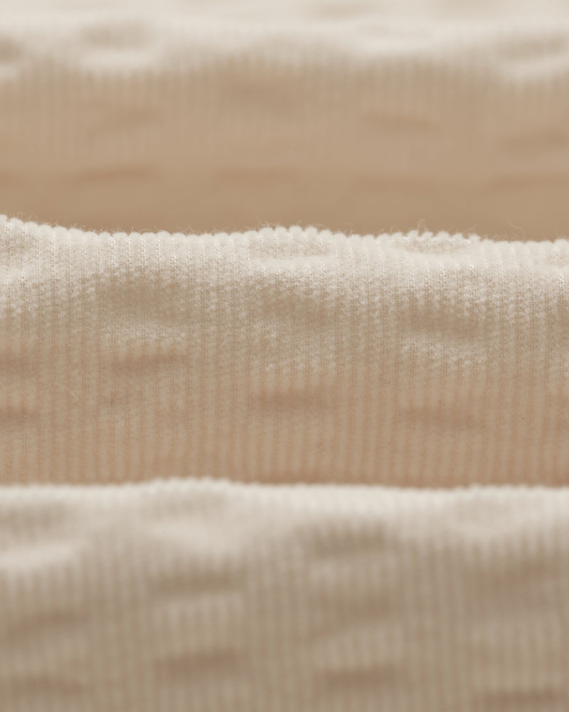 wax london Shelly - Stone Seersucker Corduroy Shirt