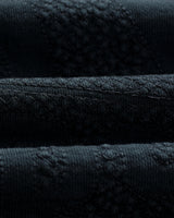 wax london men's Sidney - Washed Black Embroidered Brushed Cotton Sweatshirt