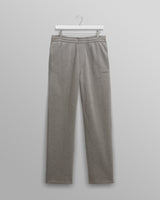 wax london men's Ska - Grey Embroidered Logo Loopback Cotton Joggers