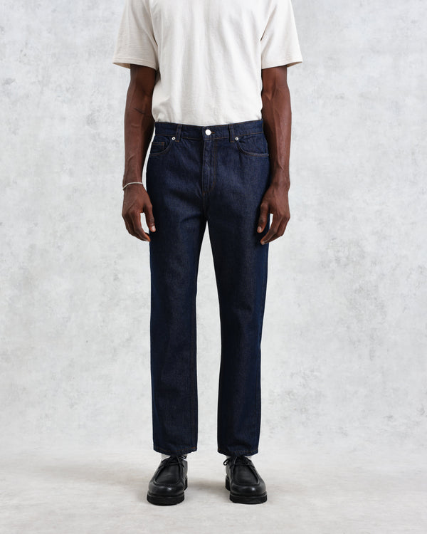 wax london men's Soho - Dark Rinse Wash Slim Fit Denim Jeans