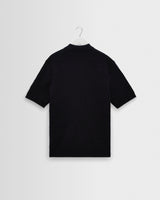 wax london men's Tellaro - Navy Flower Jacquard Shirt