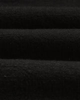 wax london men's Tyne - Black Cotton Tencel Loose Fit Trousers
