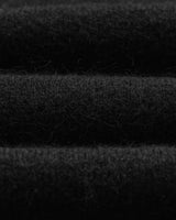 wax london men's Wilde - Black Fluffy Wool Crewneck