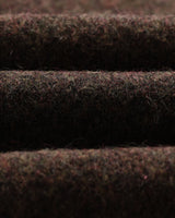 wax london men's Wilde - Brown Fluffy Wool Crewneck