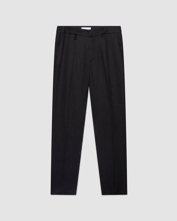 Alp Trousers Black Linen