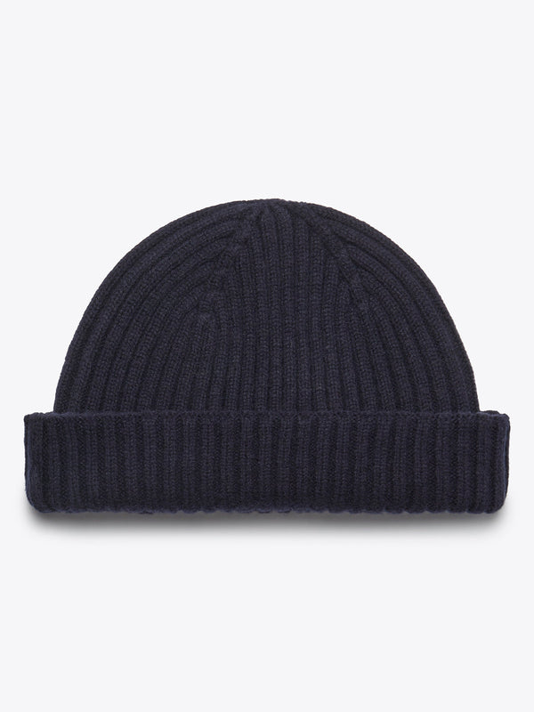 Beanie Knit Hat Navy