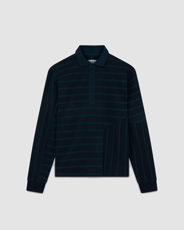Beck Rugby Shirt Navy/Green