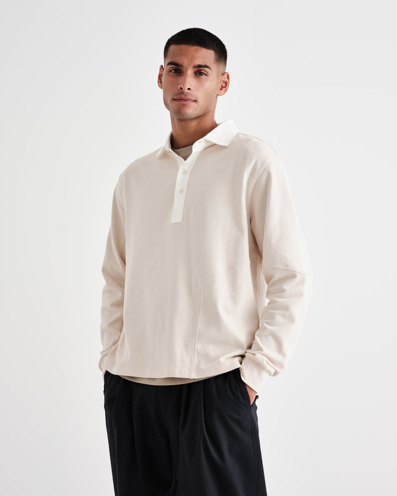 Beck Rugby Shirt Ecru