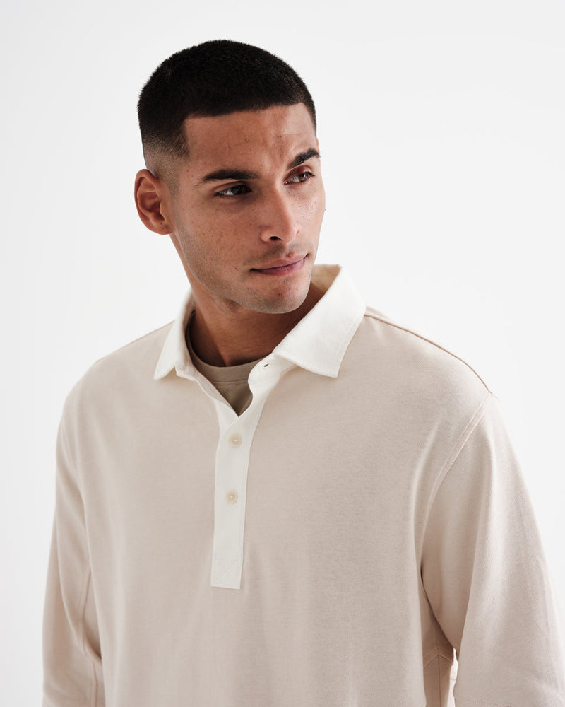 Beck Rugby Shirt Ecru