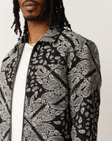 Chase Jacket Black Paisley Jacquard