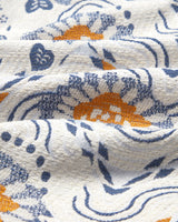 Chase Jacket Blue/Mustard Floral Jacquard