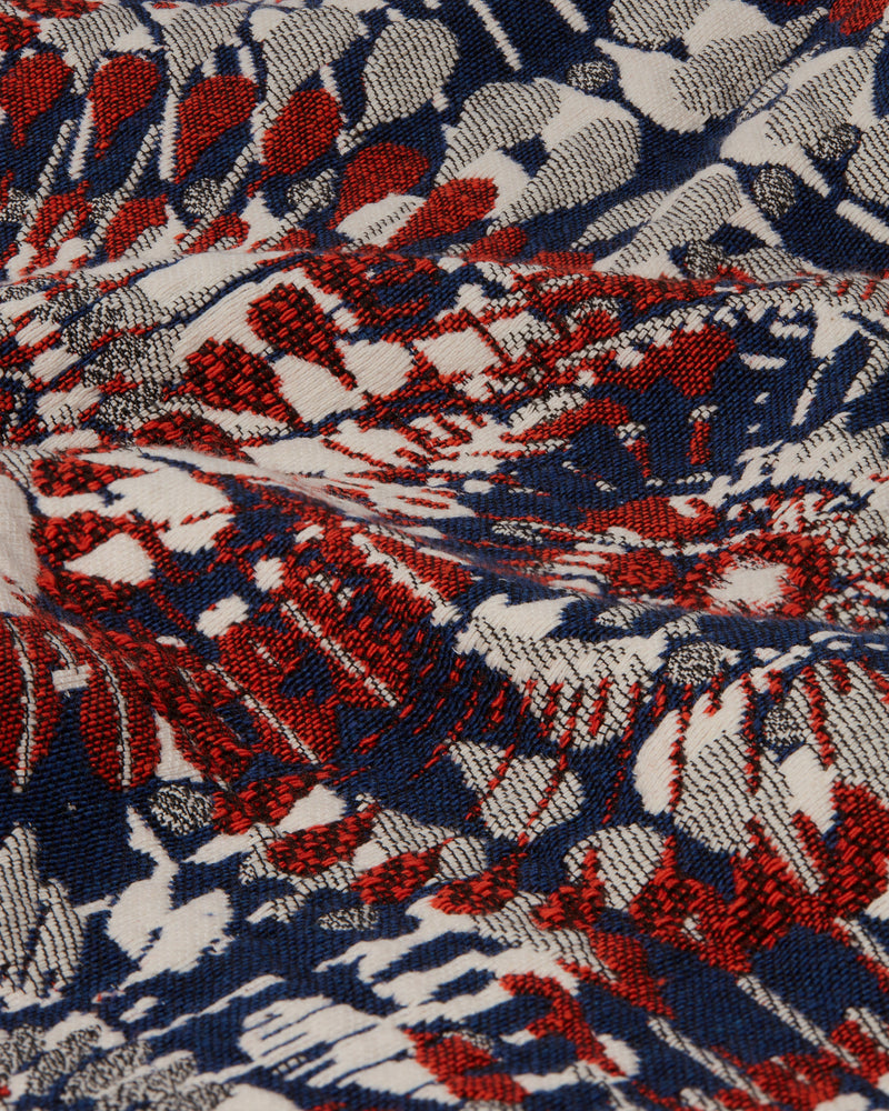 Chase Jacket Navy/Rust Fire Jacquard