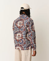Chase Jacket Navy/Rust Fire Jacquard
