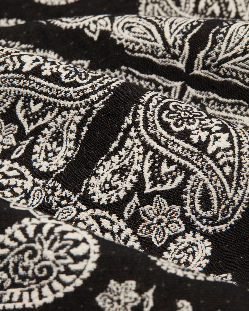 Chase Jacket Black Paisley Jacquard