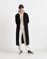 Condo Coat Black Melton Wool