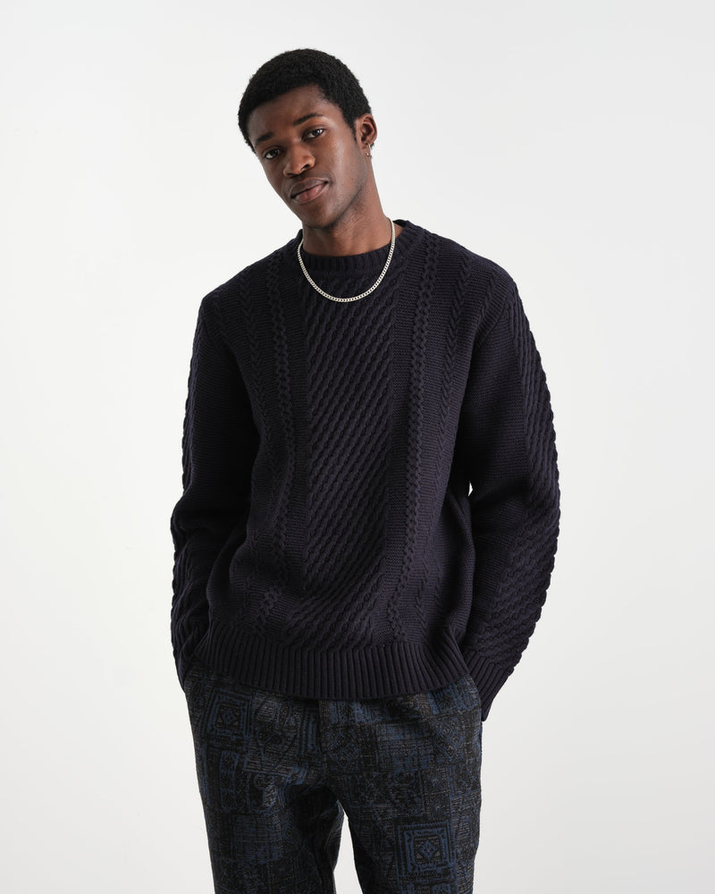 Cupar Knit Navy