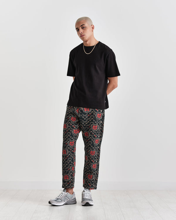 Dean T Shirt Black With Tonal W