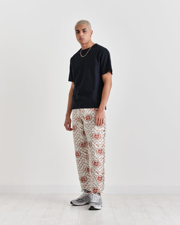 Dean T Shirt Textured Navy