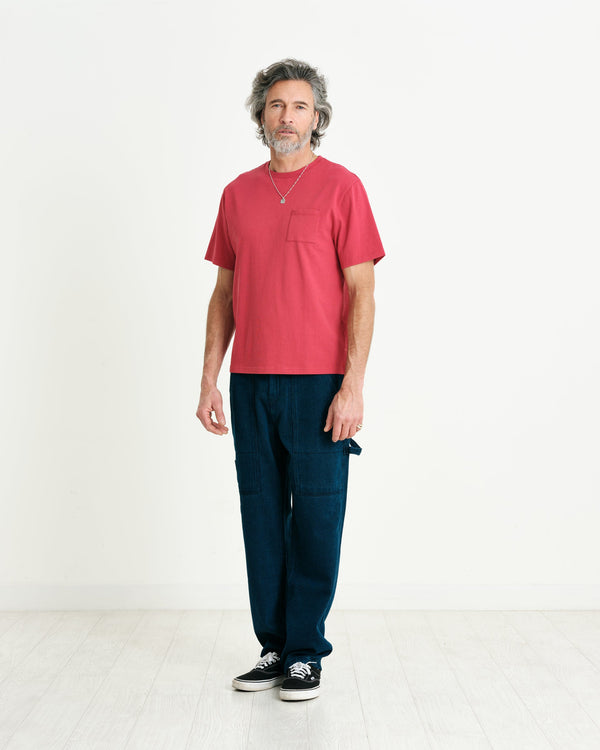 Dean Pocket T Shirt Red