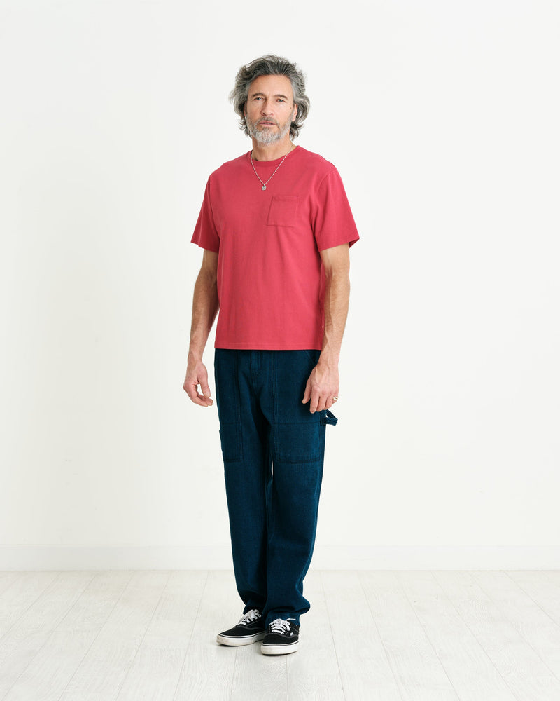 Dean Pocket T Shirt Red
