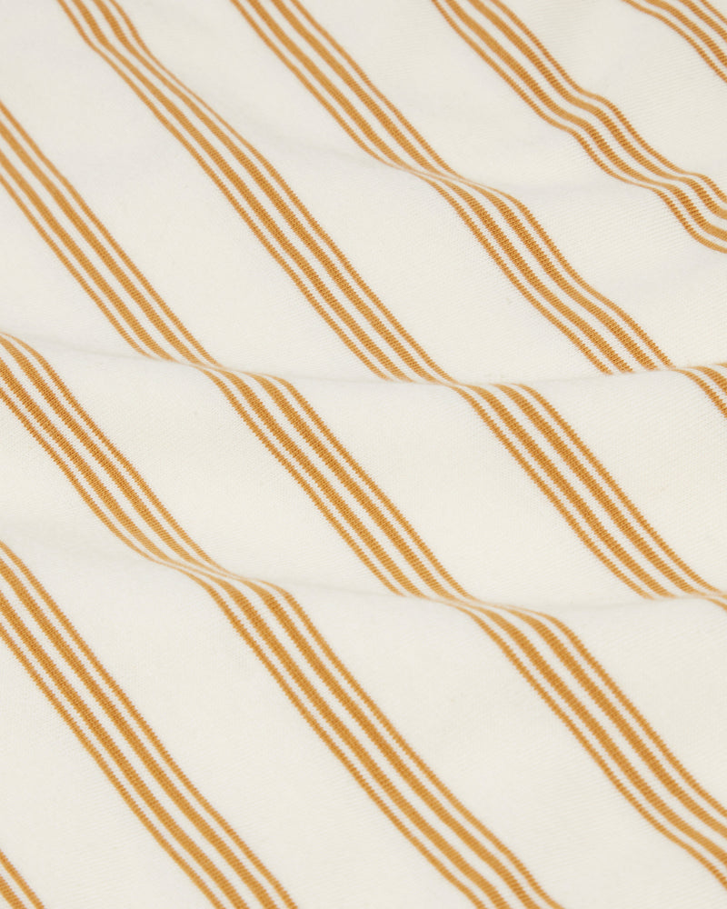 Dean T Shirt Ecru Stripe