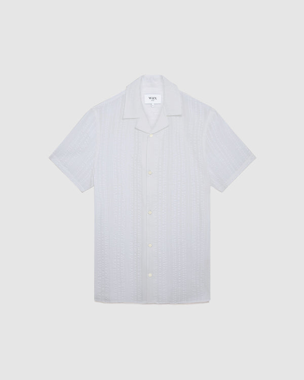 Didcot Shirt White Seersucker