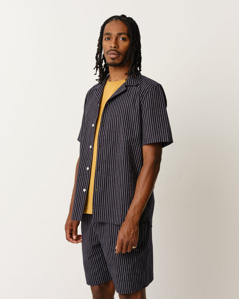 Didcot Shirt Navy Stripe