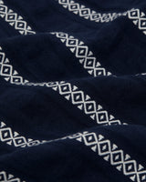Didcot Shirt Navy Leno Stripe