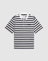 Doon Rugby Shirt Navy Stripe